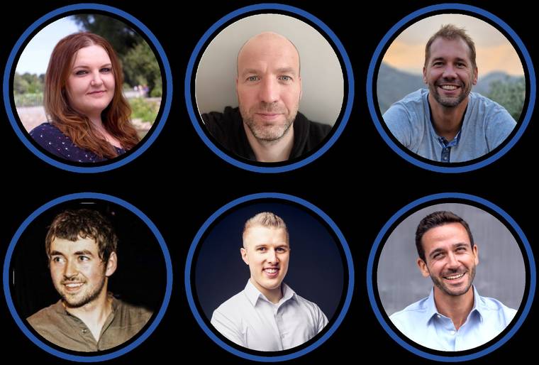 Six portraits of members of the SEOeffekt team