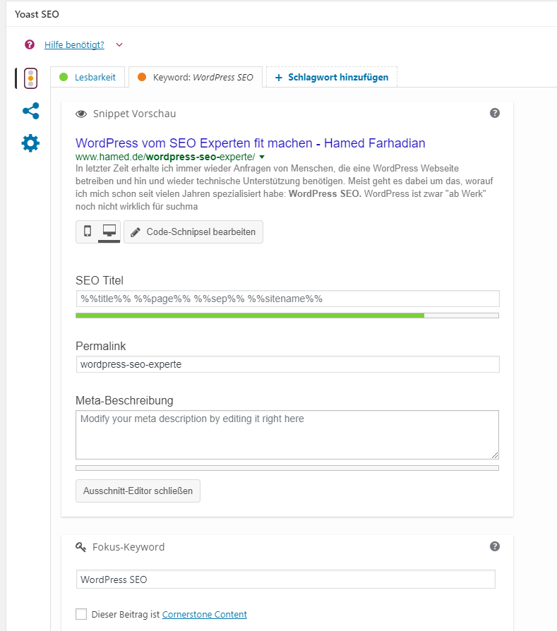 WordPress SEO Anleitung: Suchmaschinenoptimierung für WordPress - Hamed Farhadian