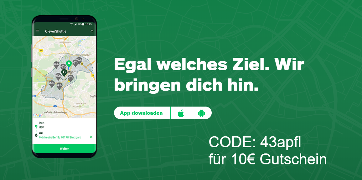 CleverShuttle Gutschein Code