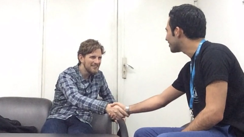 Hamed im Interview mit Mullenweg