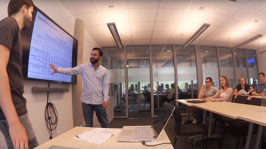 Hamed als Mentor an der TUHH