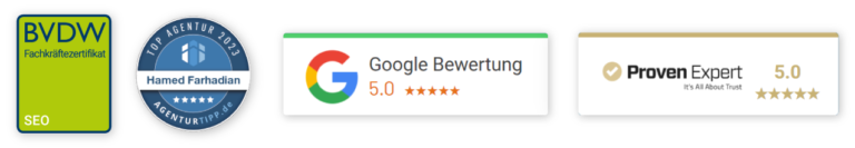 Hamed-Zertifikate-Logos