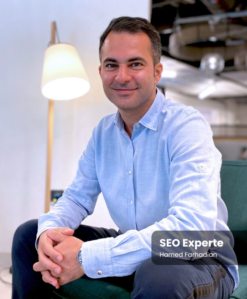 SEO Experte Hamed Farhadian berät dich gern!